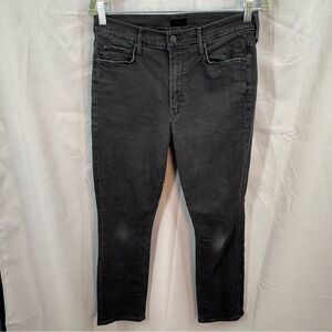 MOTHER Women's Ankle & Cropped Jeans in Black
